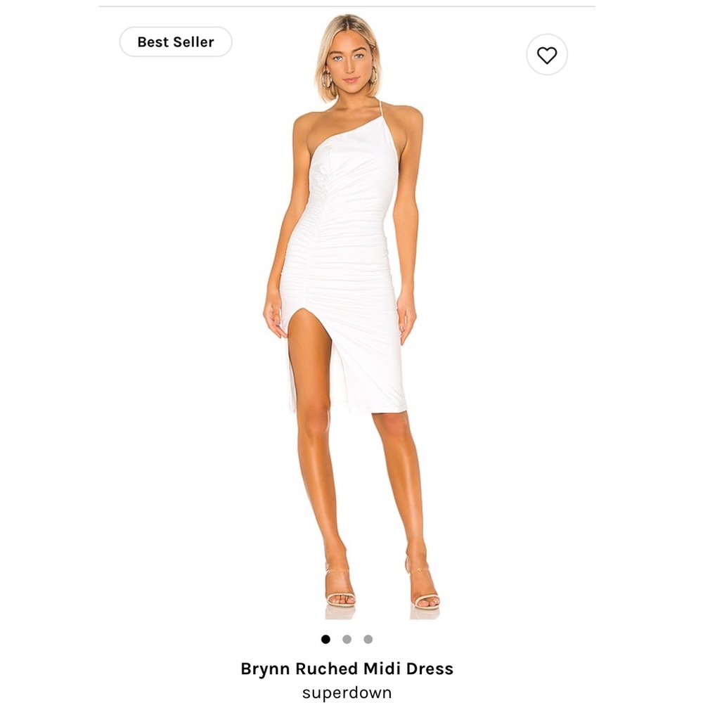 Brynn Ruched Midi Dress